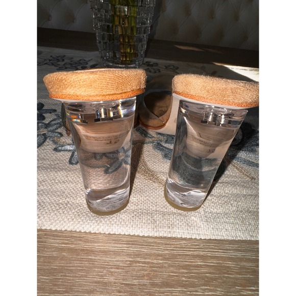 Jeffrey Campbell Women's Clear Lucite Heel Mules Slides Size 7.5‎ - Picture 5 of 6